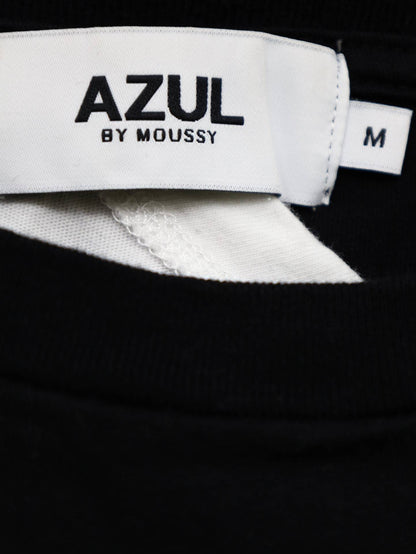 AZUL by MOUSSY/Tシャツ/カットソー/トップス/ブラック/M