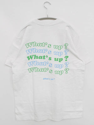 WHAT'S UP/ワッツアップ/Tシャツ/カットソー/トップス/ホワイト/M