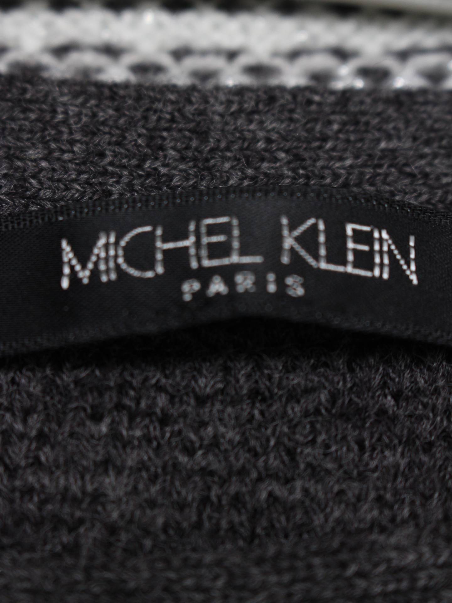 MICHEL KLEIN/ニット/セーター/トップス/ブラック