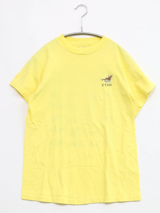 Hanes/ヘインズ/Tシャツ/カットソー/トップス/イエロー/S34-36