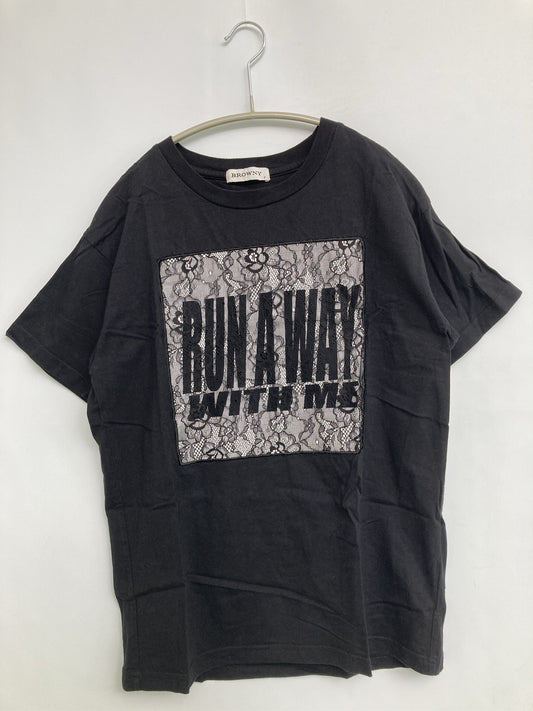 BROWNY/ブラウニー/Tシャツ/カットソー/トップス/ブラック/F