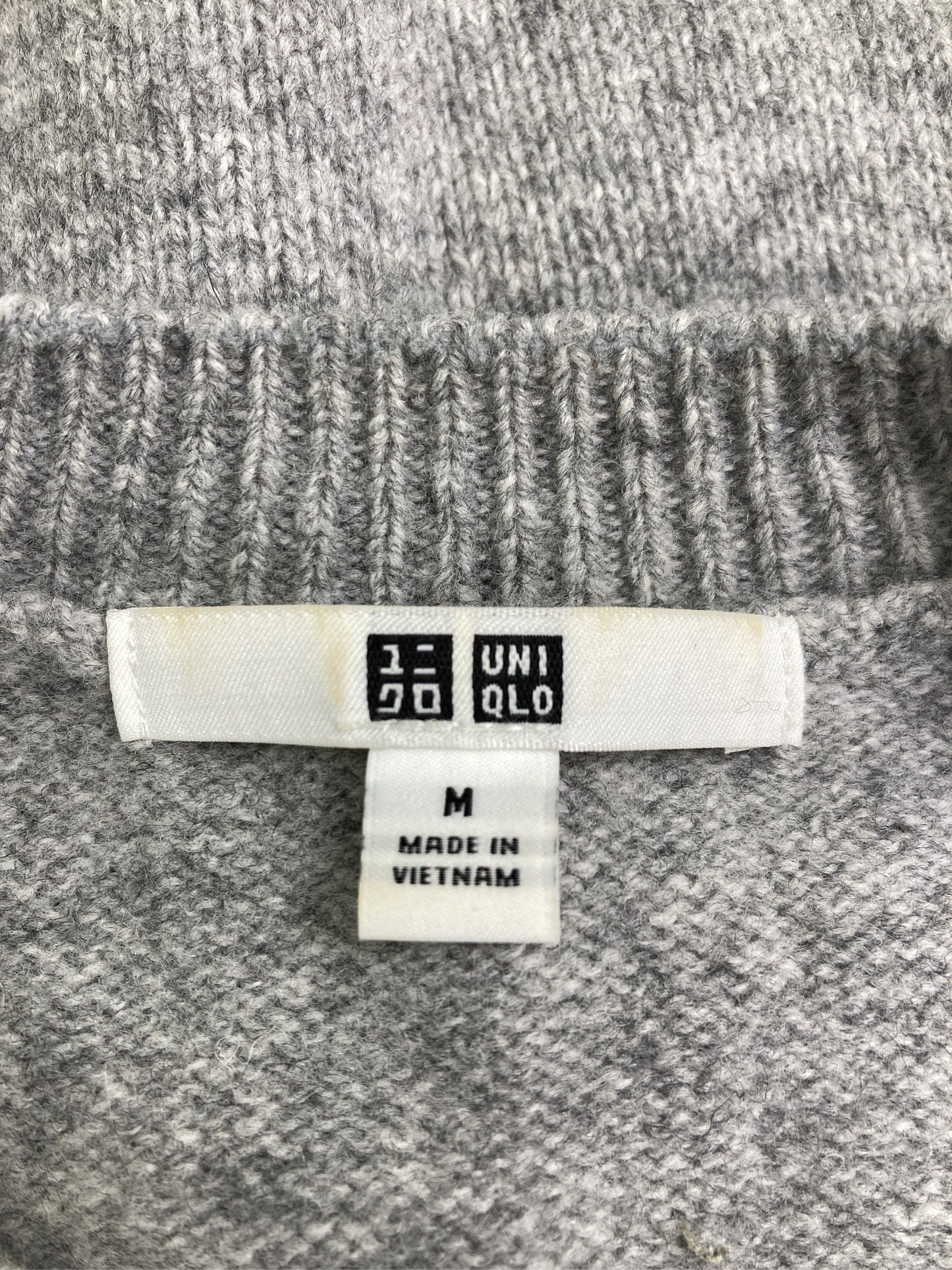 UNIQLO/ユニクロ/ニット/セーター/トップス/グレー/M