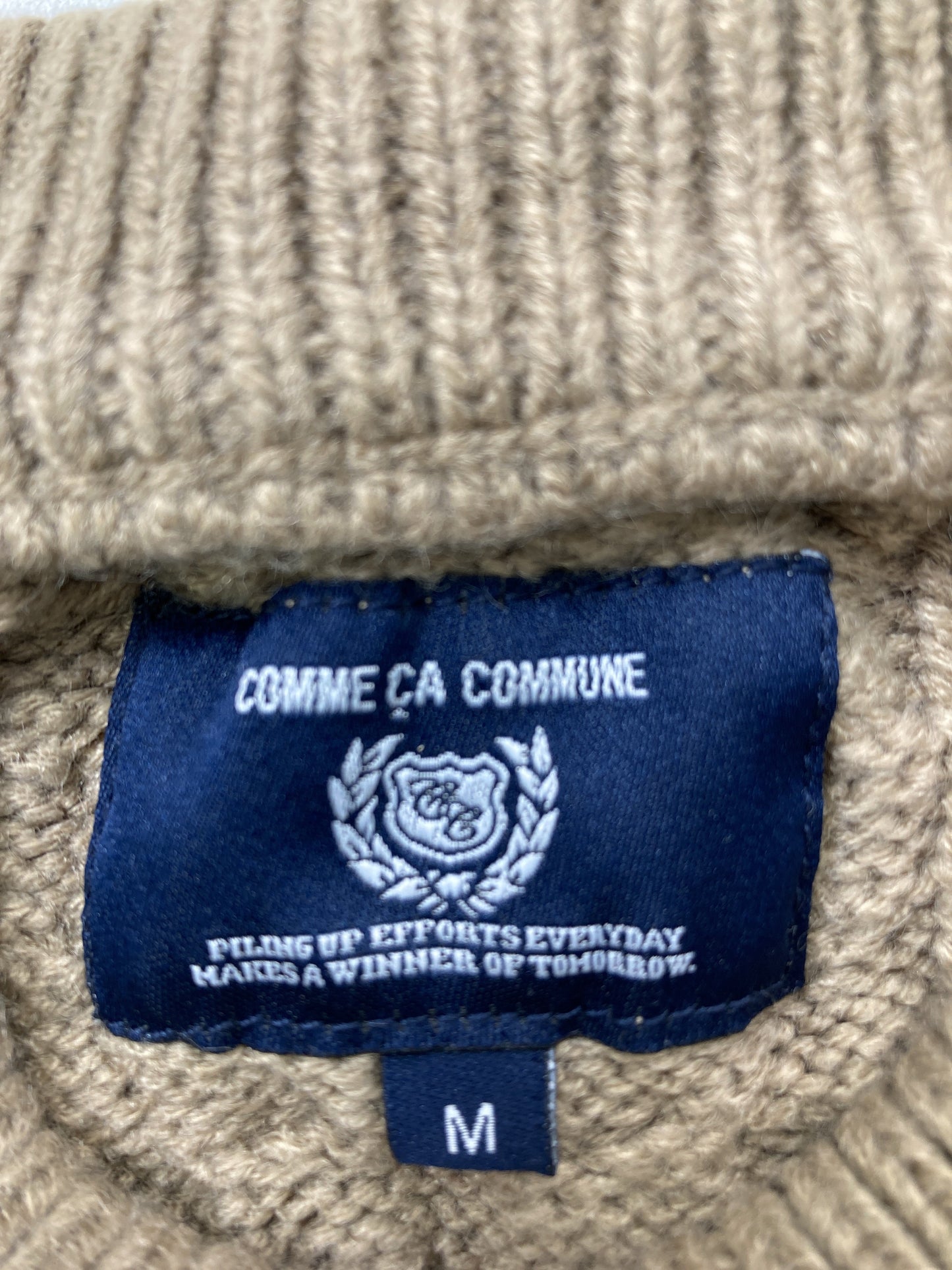 COMME CA COMMUNE/ニット/セーター/トップス/ベージュ/M