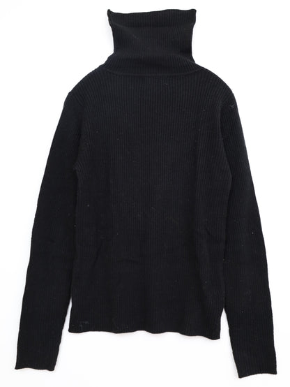 Leahmatin/ニット/セーター/トップス/ブラック/L