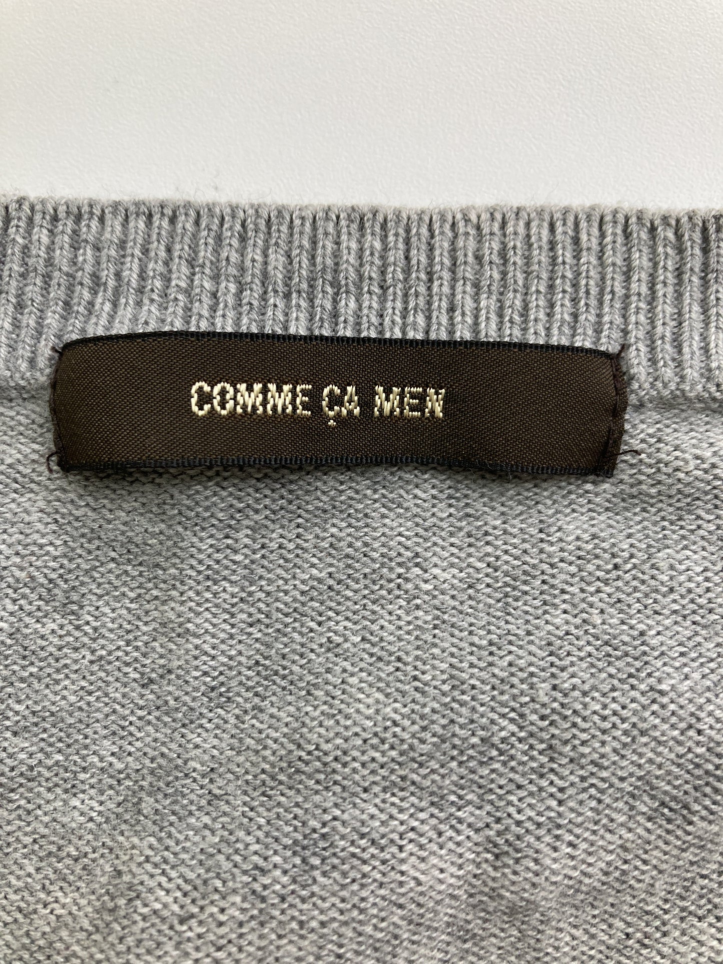 COMME CA MEN/ニット/セーター/トップス/グレー/LL