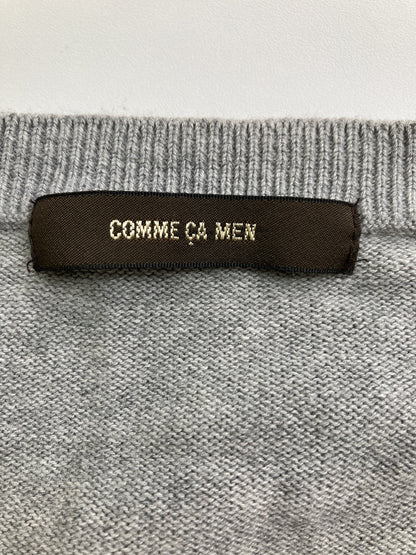 COMME CA MEN/ニット/セーター/トップス/グレー/LL