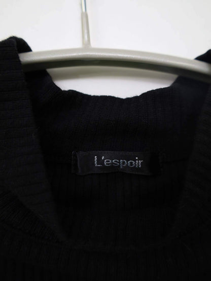 L’espoir/ニット/セーター/トップス/ブラック/M