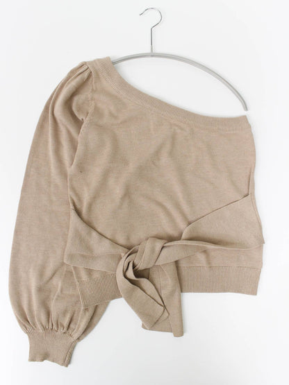 HONEY MI HONEY/ハニーミーハニー/ニット/セーター/トップス/ベージュ/F