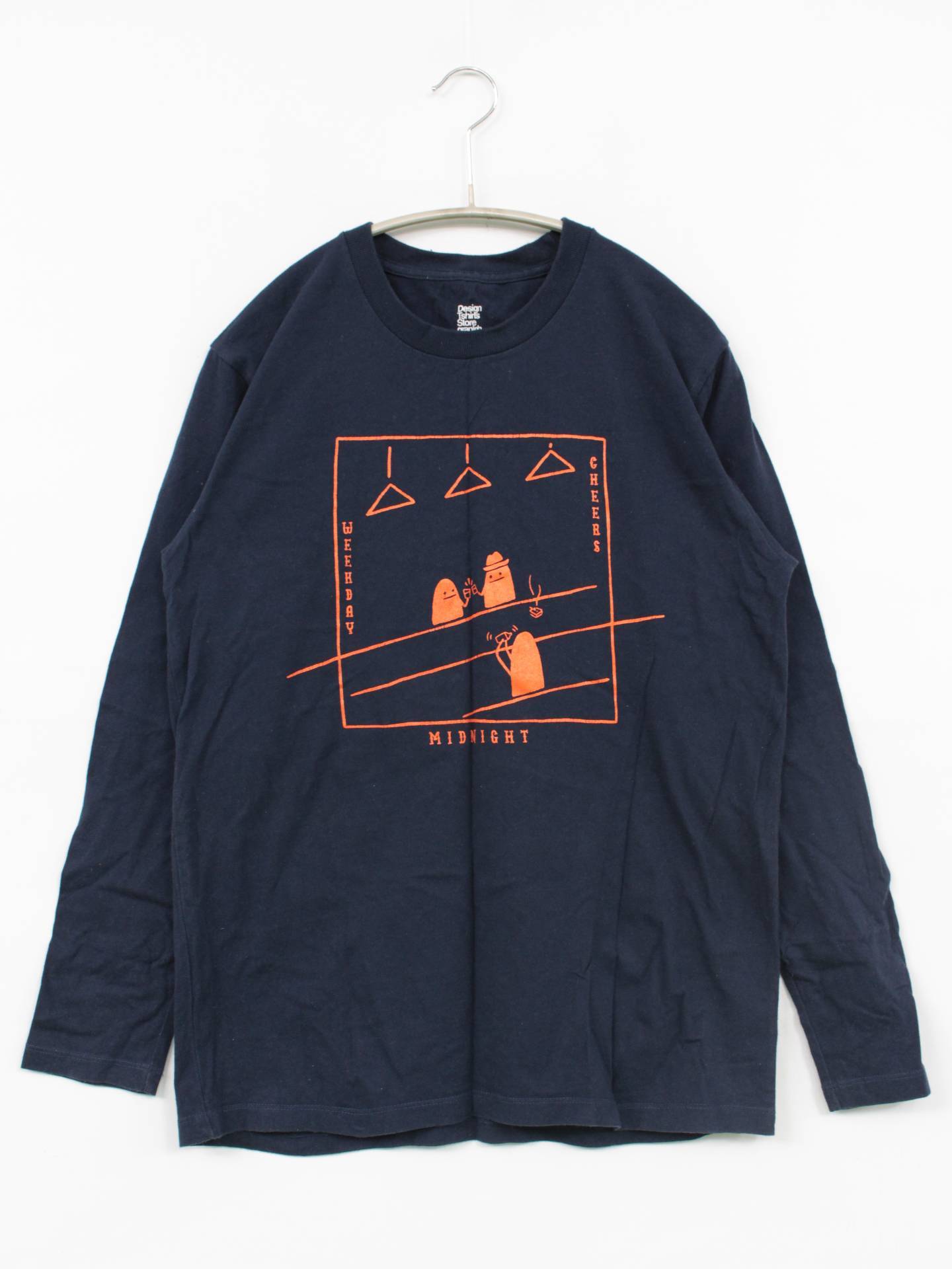 Tシャツ/カットソー/トップス/ネイビー/M