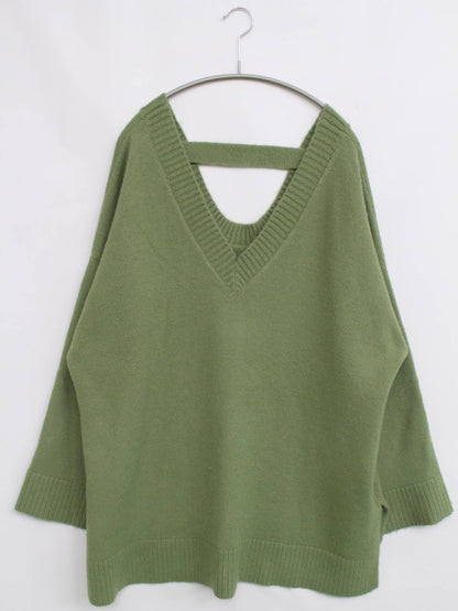 MAJESTIC LEGON/マジェスティックレゴン/ニット/セーター/トップス/グリーン