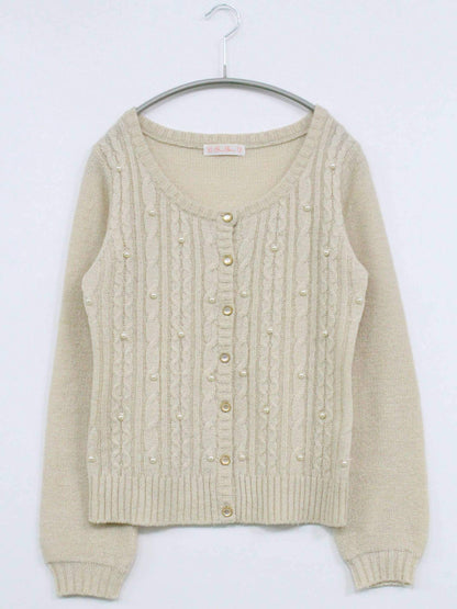 カーディガン/ボレロ/トップス/ベージュ/M