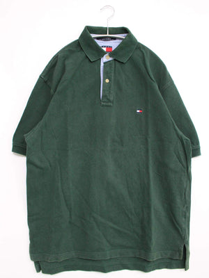 TOMMY HILFIGER/トミーヒルフィガー/ポロシャツ/トップス/グリーン/L
