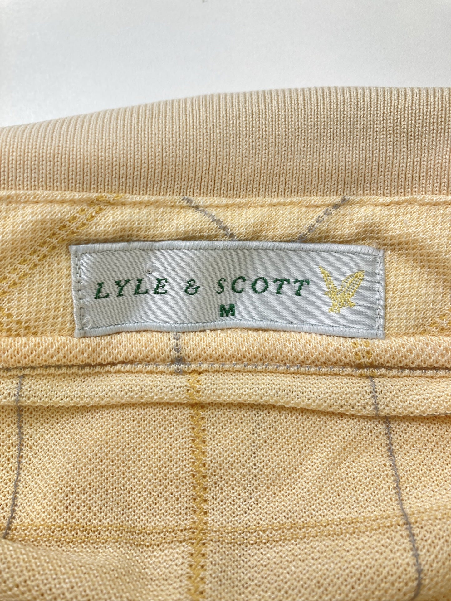 LYLE&SCOTT/ライルアンドスコット/ポロシャツ/トップス/イエロー/M