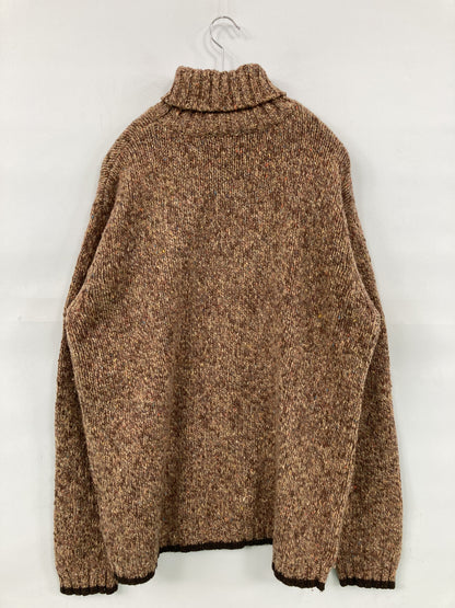 alexander julian/アレキサンダージュリアン/ニット/セーター/トップス/ブラウン/LL