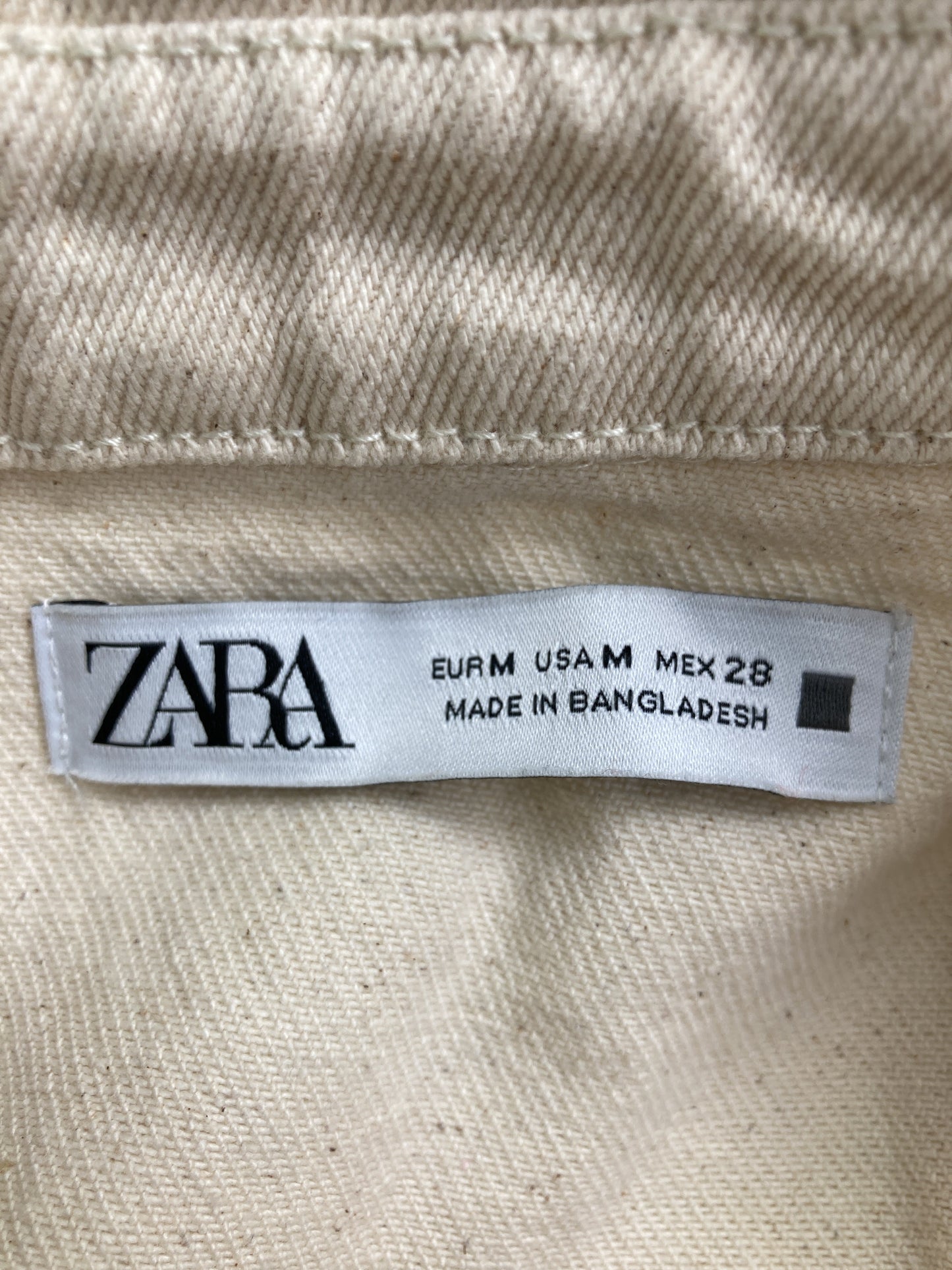 ZARA/ザラ/シャツ/ブラウス/トップス/ベージュ/M