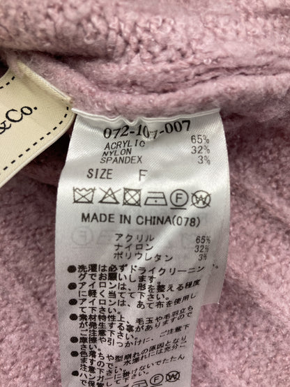 titty&Co./ティティーアンドコー/ニット/セーター/トップス/パープル/F