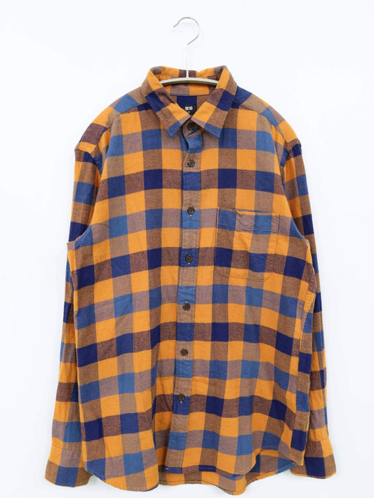 UNIQLO/ユニクロ/シャツ/ブラウス/トップス/オレンジ/M