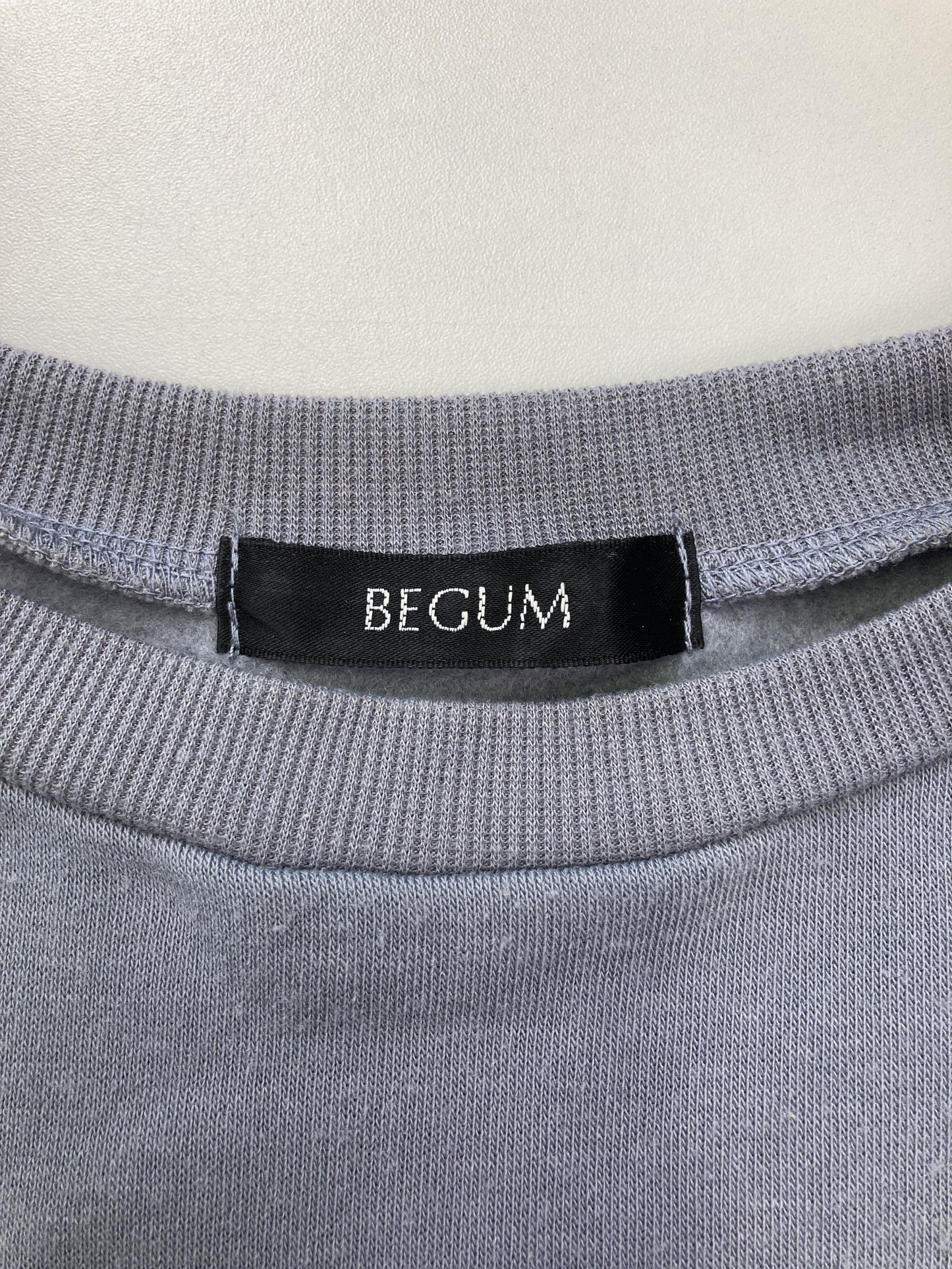 BEGUM/スウェット/トップス/グレー/M