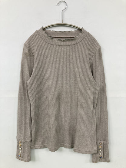 ニット/セーター/トップス/グレー/M