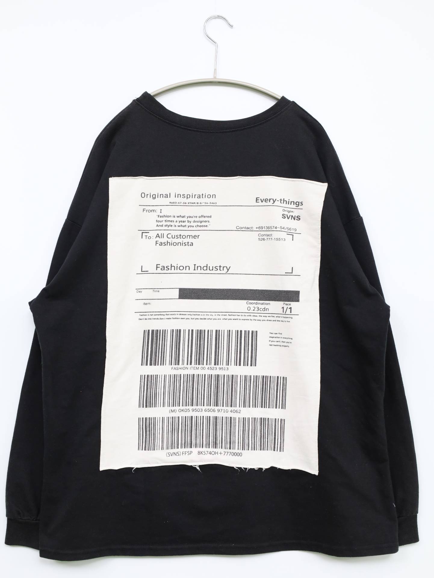 Tシャツ/カットソー/トップス/ブラック