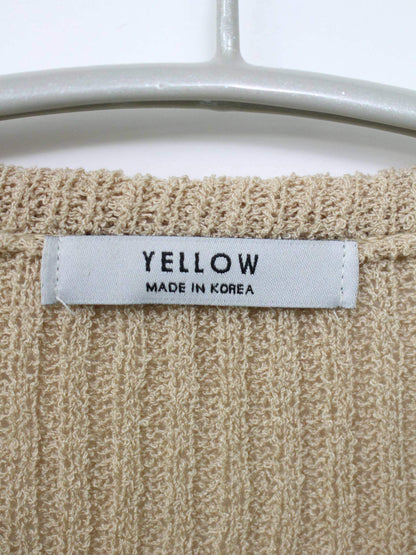 YELLOW/カーディガン/ボレロ/トップス/ベージュ