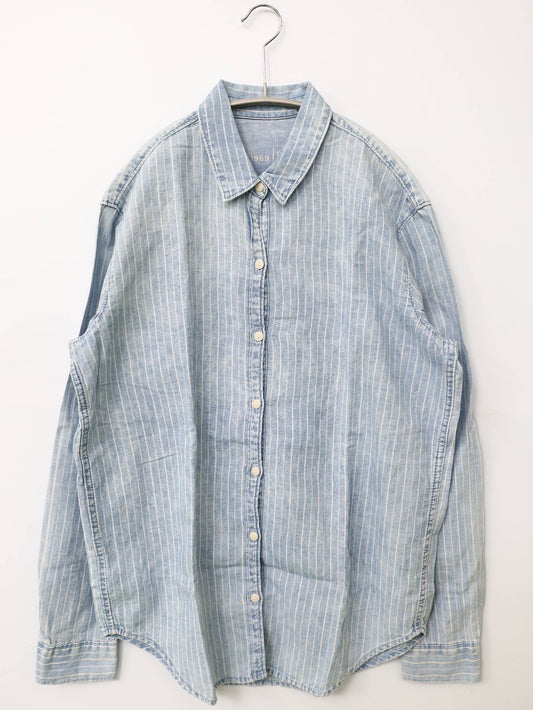 GAP/ギャップ/シャツ/ブラウス/トップス/スカイブルー/M