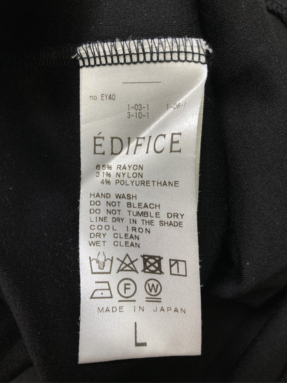 EDIFICE/エディフィス/ポロシャツ/トップス/ブラック/L
