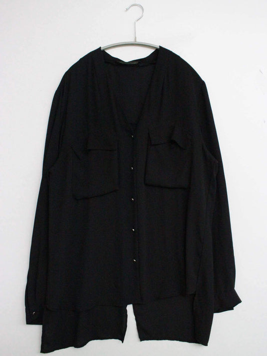 ZARA/ザラ/シャツ/ブラウス/トップス/ブラック/L
