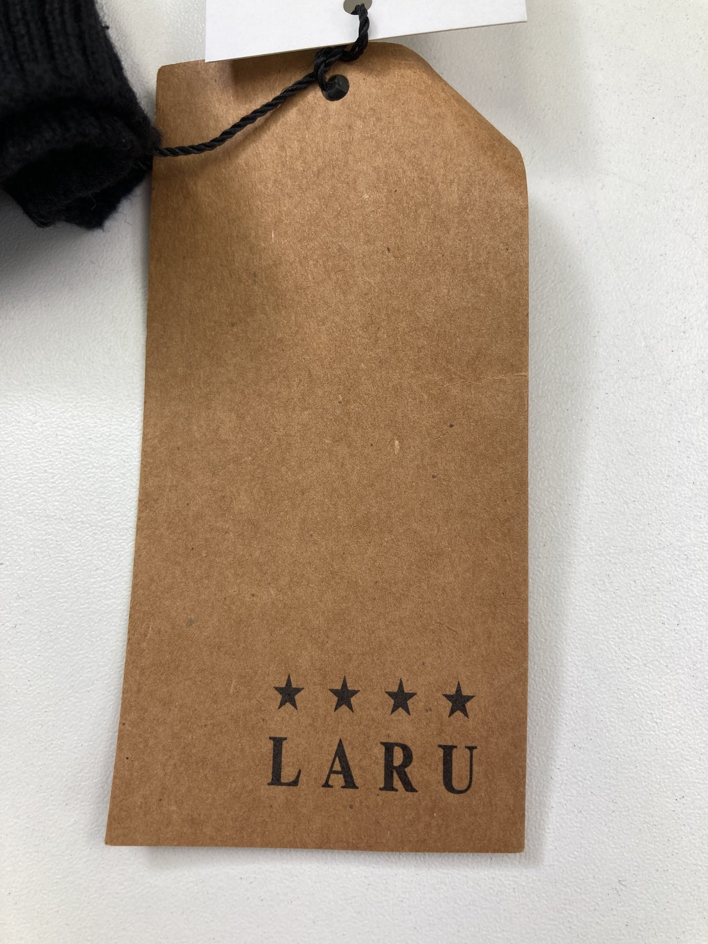 LARU/ニット/セーター/トップス/ブラック/LL-3L