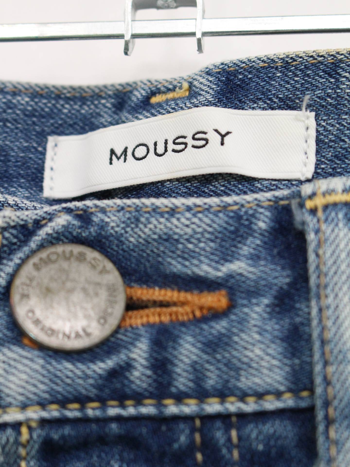 MOUSSY/マウジー/デニムパンツ/パンツ/スカイブルー/24