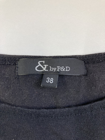 &byP&D/Tシャツ/カットソー/トップス/ブラック/38