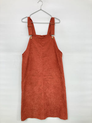 OLIVE des OLIVE/オリーブデオリーブ/ジャンパースカート/ワンピース/ドレス/オレンジ/F