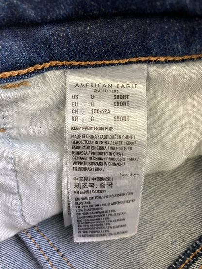 AMERICAN EAGLE/アメリカンイーグル/デニムパンツ/パンツ/ブルー/0 SHORT