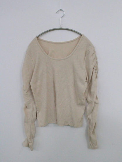 VANNIE U/ヴァニーユー/ニット/セーター/トップス/ベージュ/F