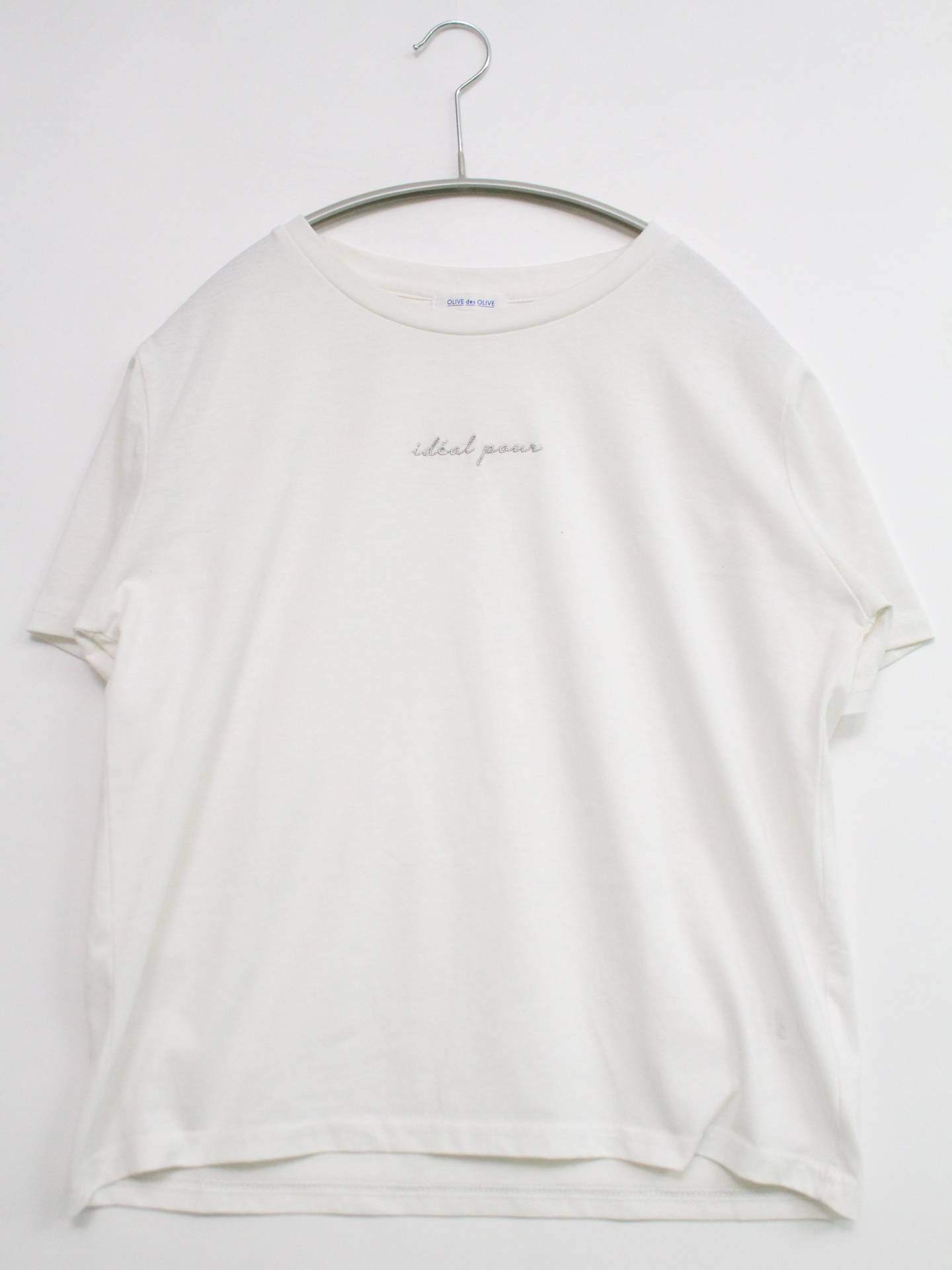 OLIVE des OLIVE/Tシャツ/カットソー/トップス/ホワイト/F