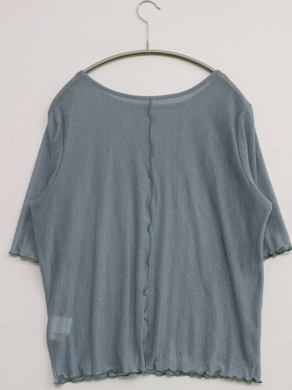 Tシャツ/カットソー/トップス/スカイブルー/M