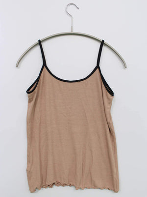 SLY/スライ/キャミソール/トップス/ベージュ/FREE
