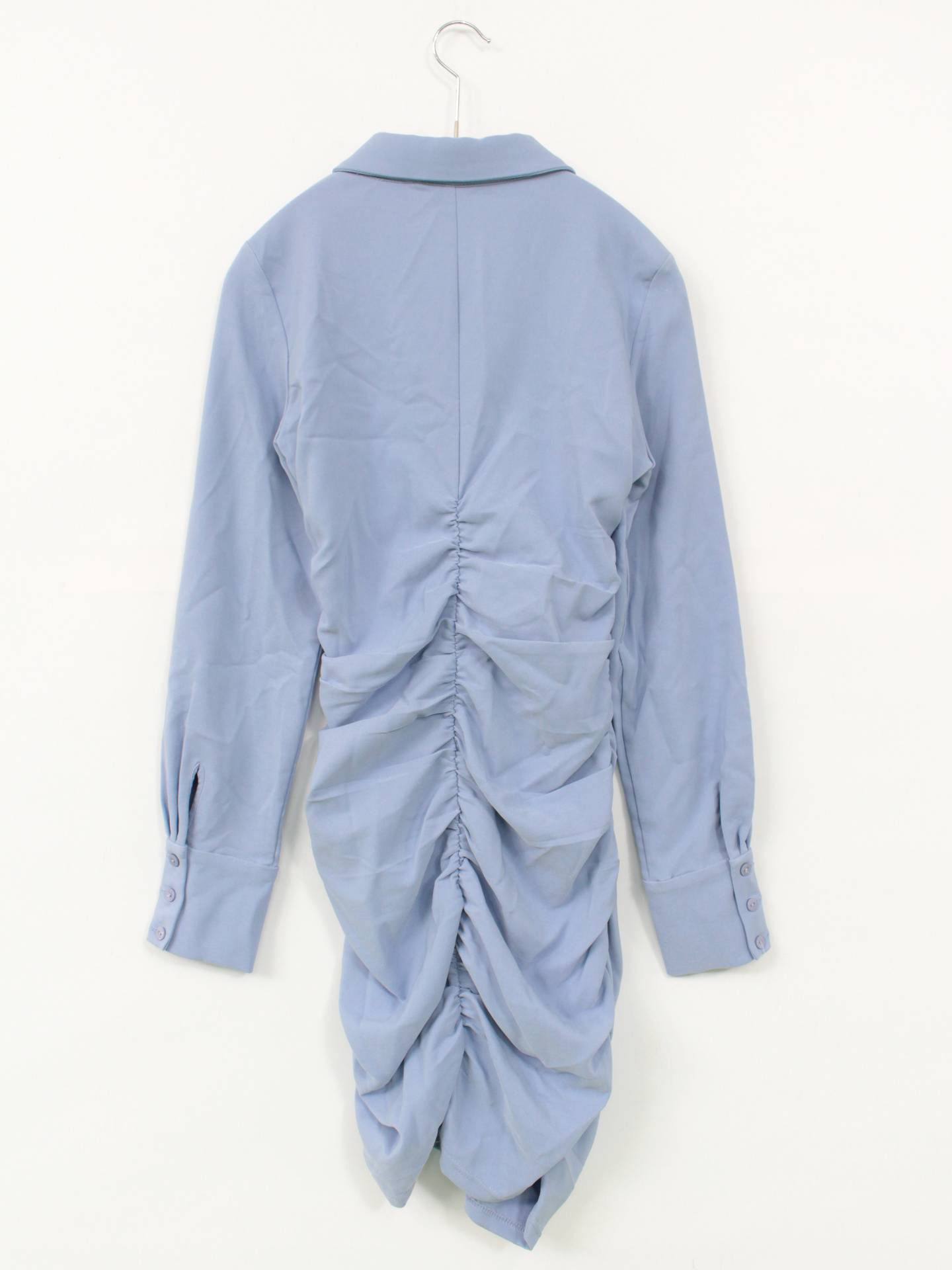 ZARA/ザラ/シャツワンピース/ワンピース/ドレス/ブルー/S
