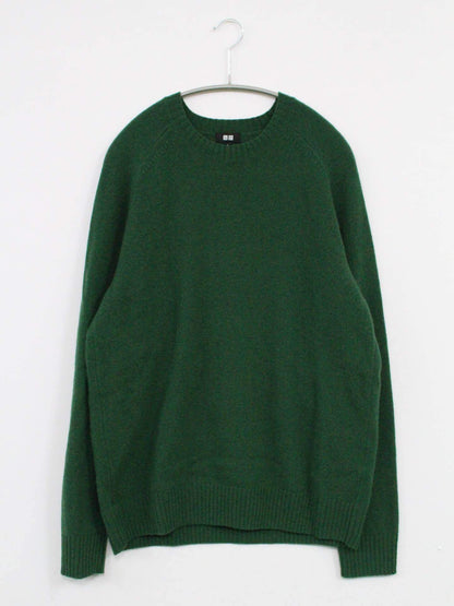 UNIQLO/ユニクロ/ニット/セーター/トップス/グリーン/L