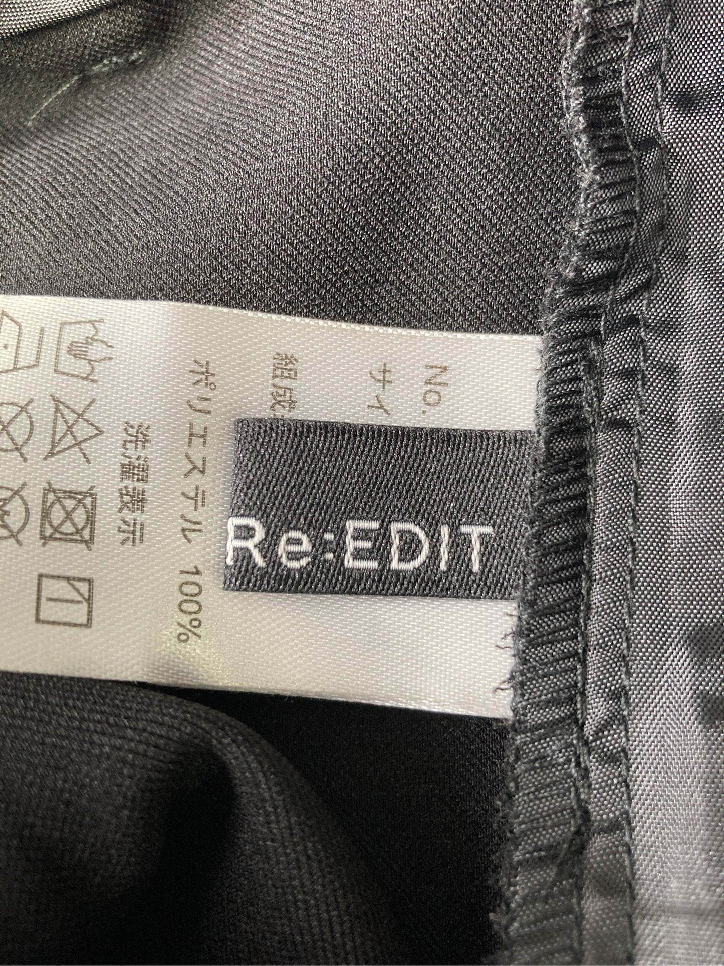 Re:EDIT/リエディ/その他パンツ/パンツ/ブラック/MT