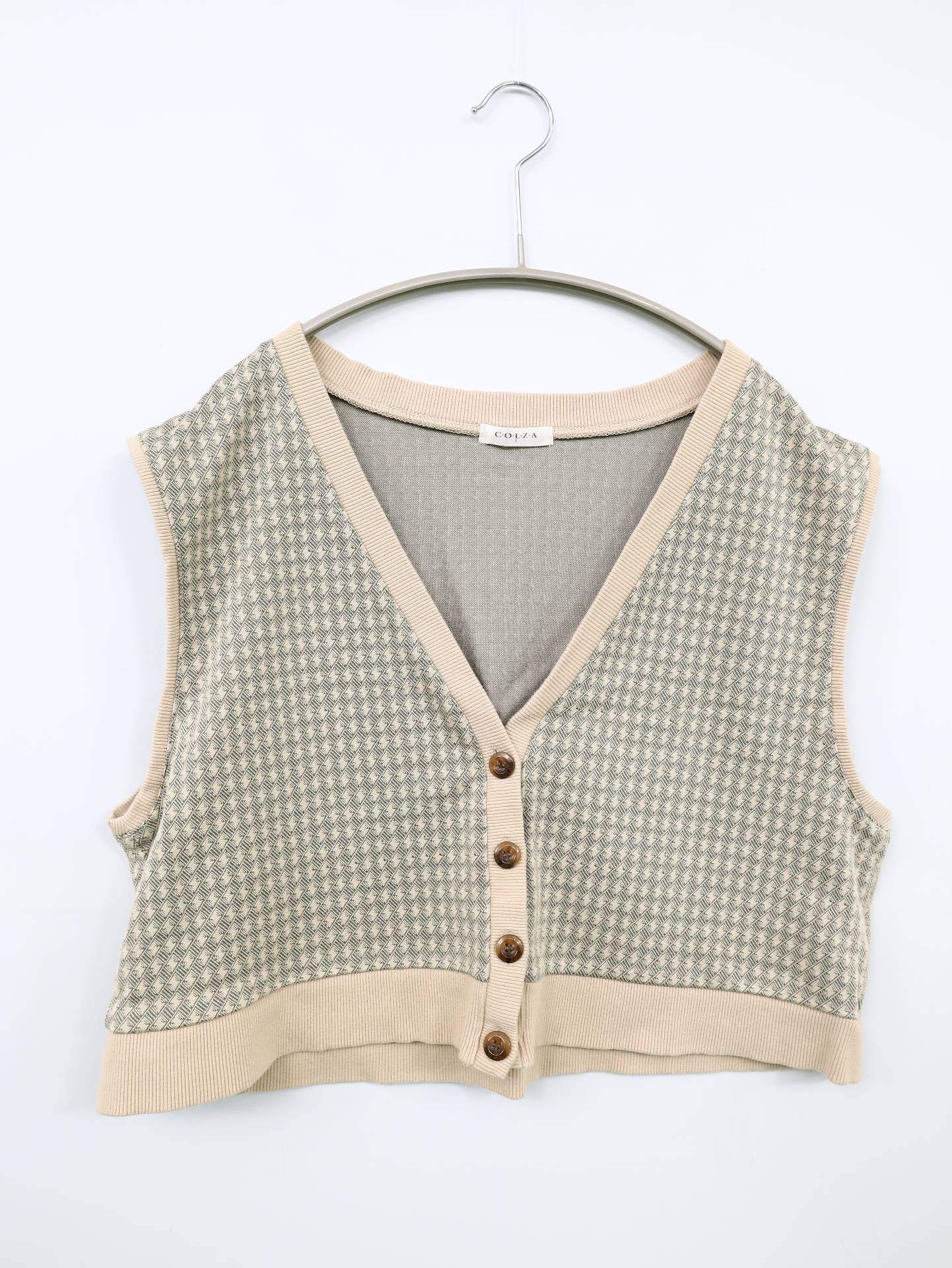 COLZA/コルザ/ベスト/トップス/ベージュ/L