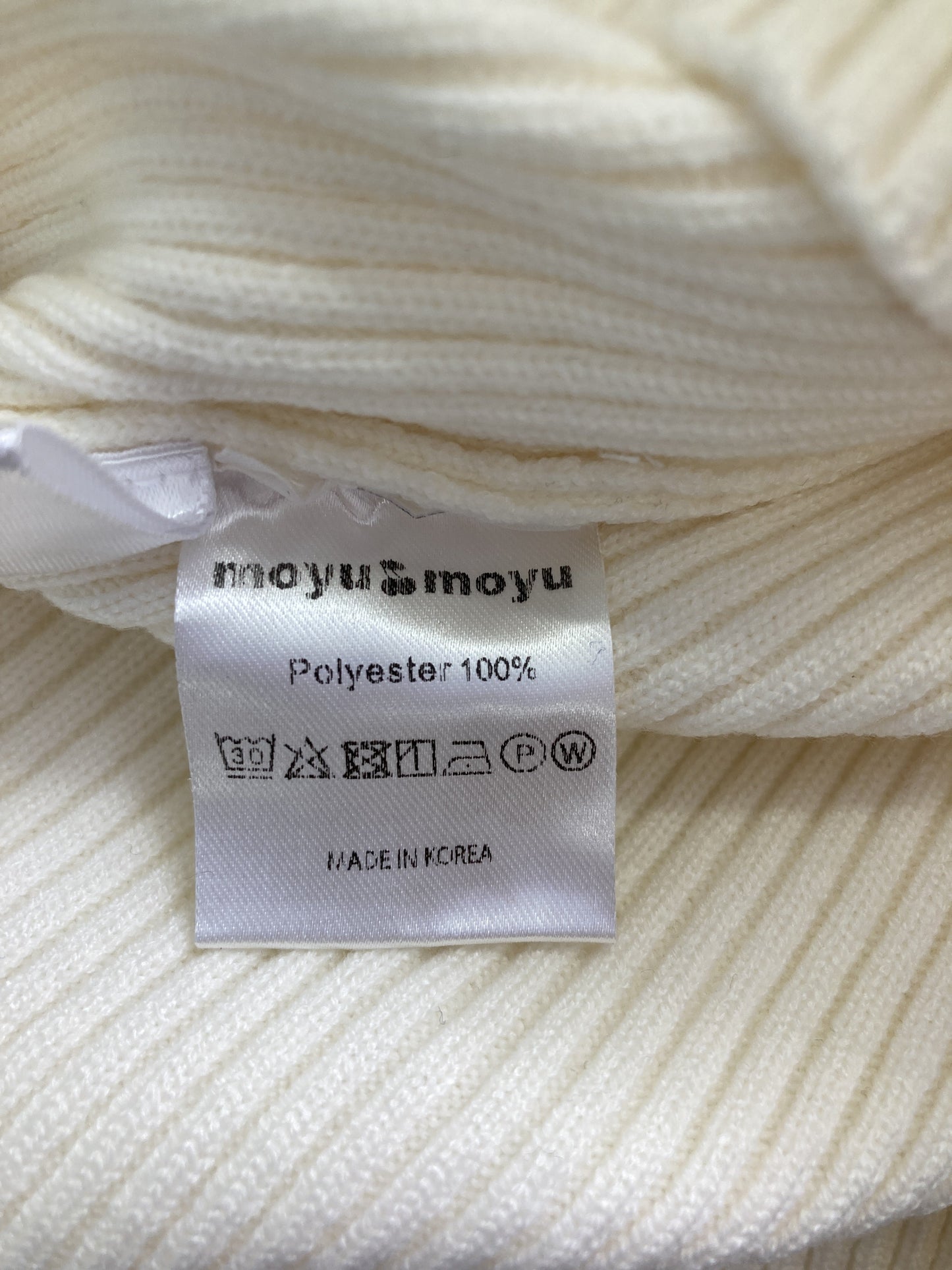 moyu moyu/ニット/セーター/トップス/ホワイト