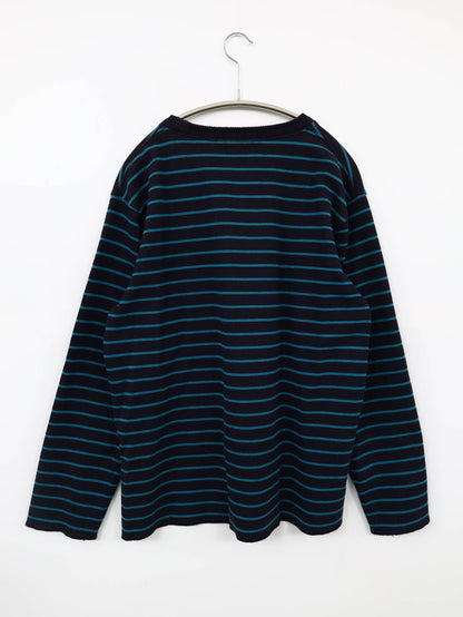 IKKA/Tシャツ/カットソー/トップス/ブルー/L