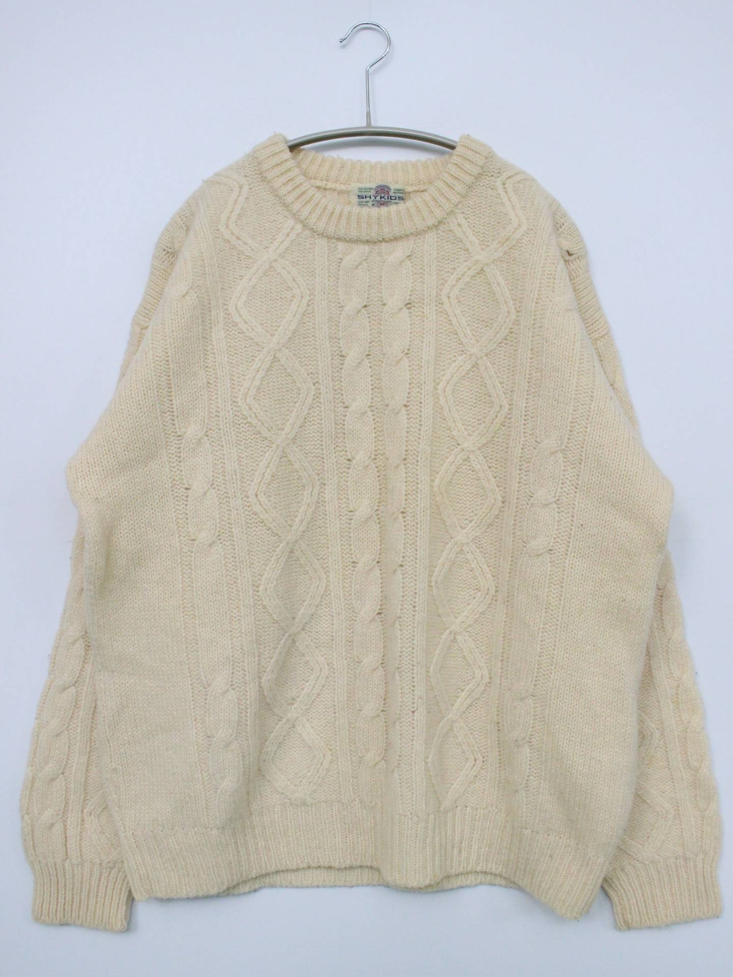 SHYKIDS/ニット/セーター/トップス/ホワイト/L