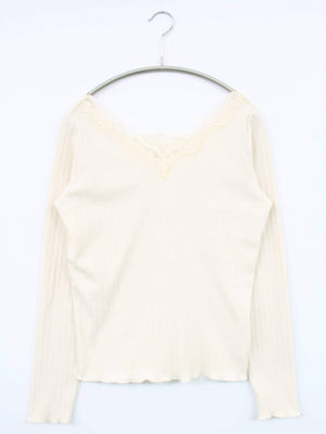 RETRO GIRL/レトロガール/ニット/セーター/トップス/ホワイト/M