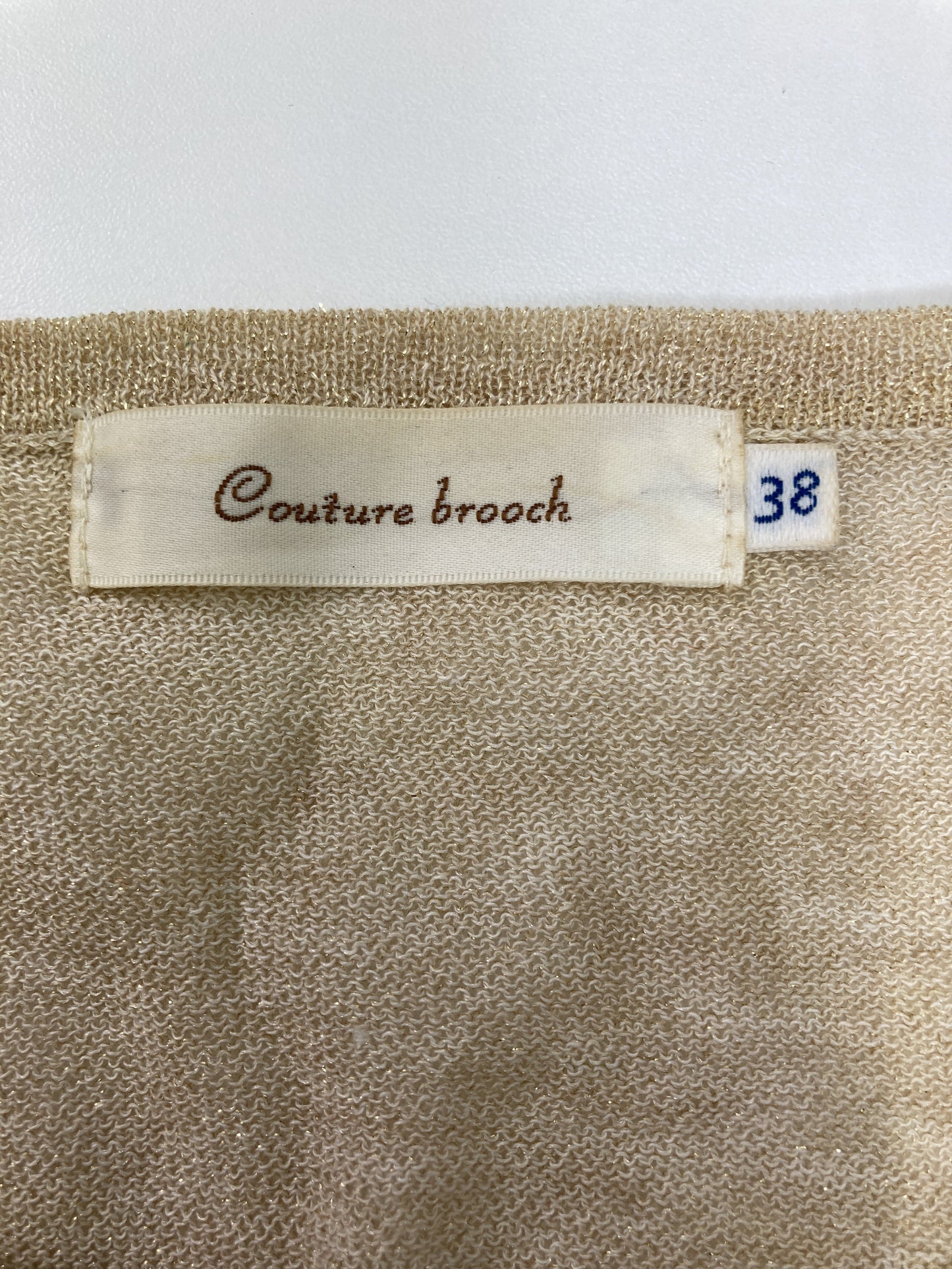 Couture brooch/カーディガン/ボレロ/トップス/ベージュ/38