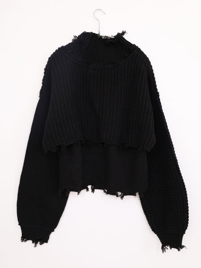 forksy./フォルクシー/カーディガン/ボレロ/トップス/ブラック/F