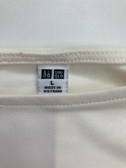 UNIQLO/ユニクロ/ノースリーブ/トップス/ホワイト/L