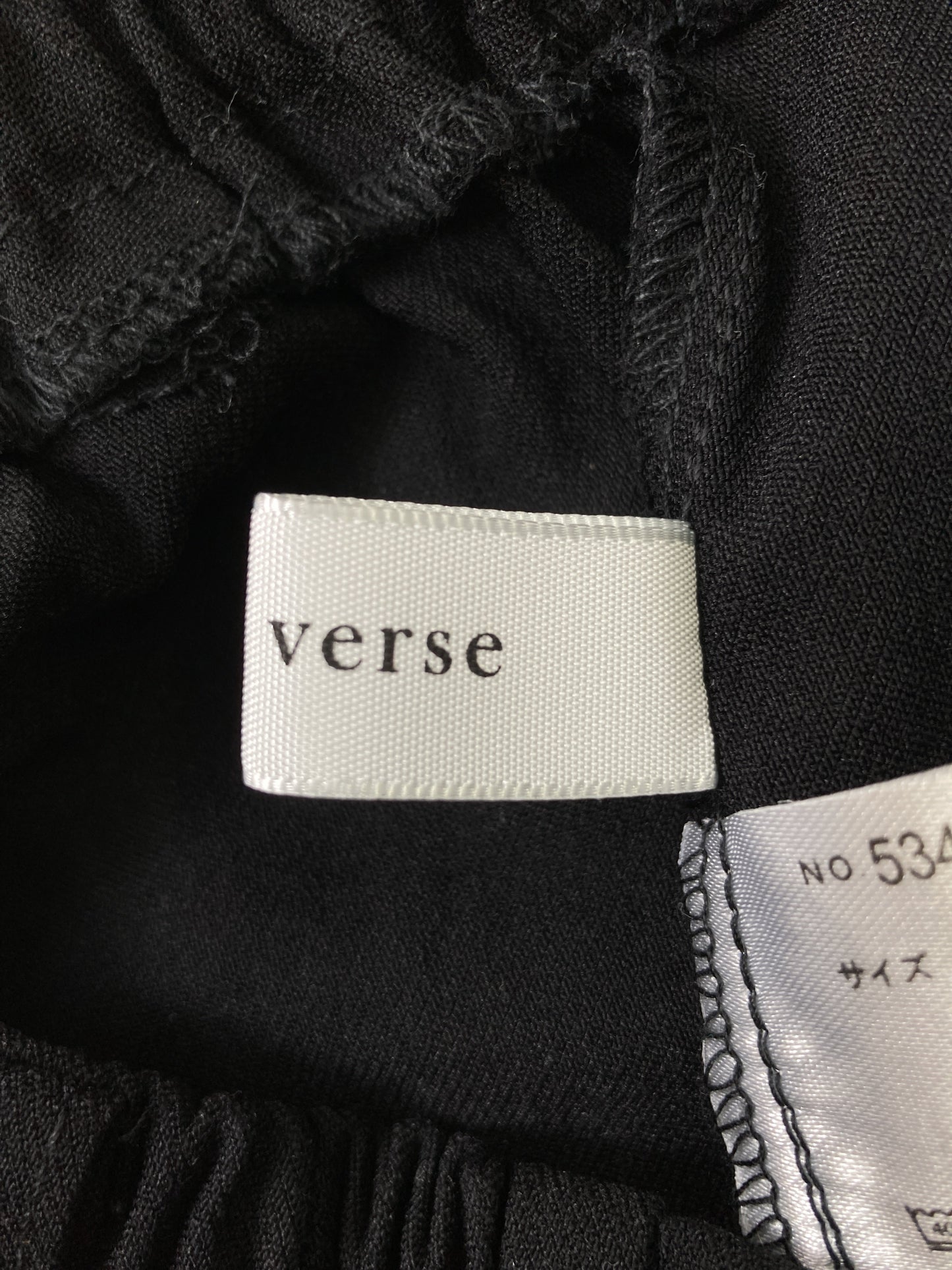 prose verse/その他パンツ/パンツ/ブラック/PM