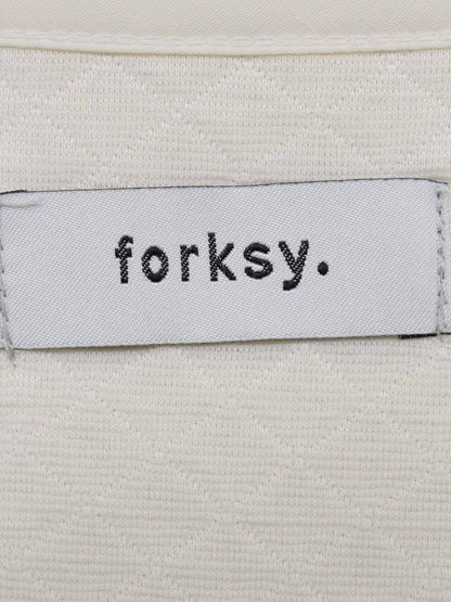 forksy./ベスト/トップス/ホワイト/F